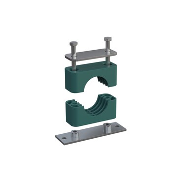 Clamp assembly Standard series with elongated weld plate